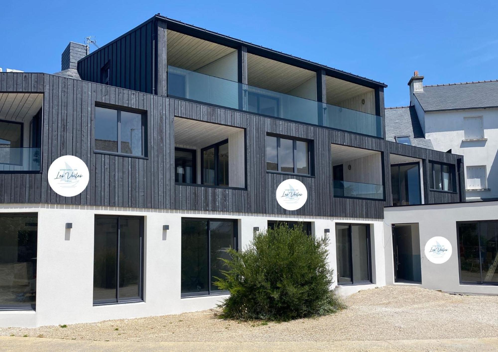 Appart'Hotel & Spa "Les Voiles" Le Batz การ์นัก ภายนอก รูปภาพ